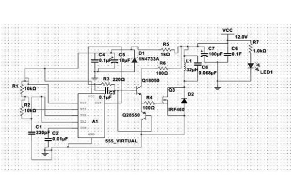 001無線充電智能水杯電路